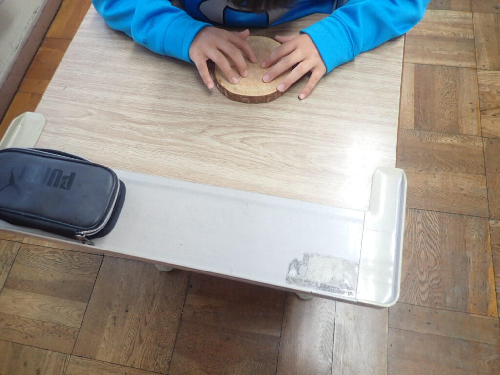 木を使うことは森林を守ることにつながるなど、理解を深めてもらいました